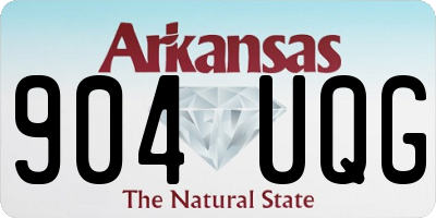 AR license plate 904UQG