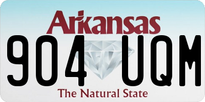 AR license plate 904UQM