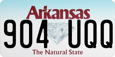 AR license plate 904UQQ