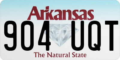 AR license plate 904UQT