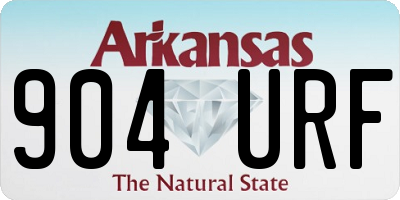 AR license plate 904URF
