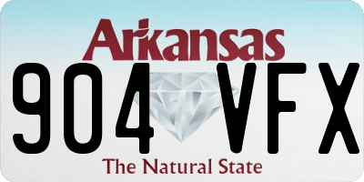 AR license plate 904VFX
