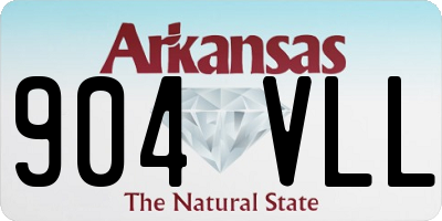 AR license plate 904VLL