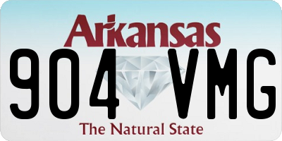 AR license plate 904VMG
