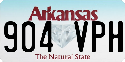 AR license plate 904VPH