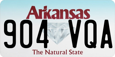 AR license plate 904VQA
