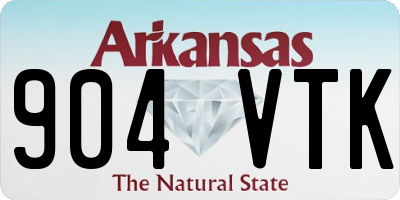 AR license plate 904VTK