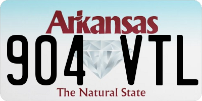 AR license plate 904VTL