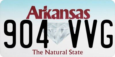 AR license plate 904VVG