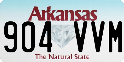 AR license plate 904VVM