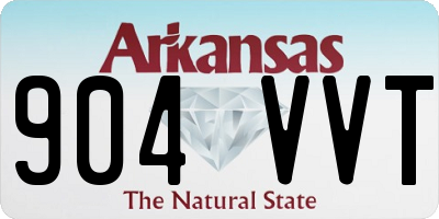 AR license plate 904VVT