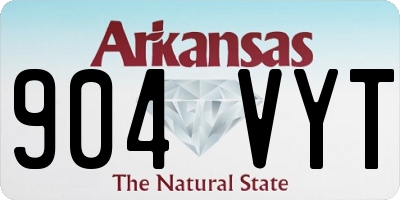 AR license plate 904VYT