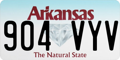 AR license plate 904VYV
