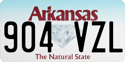 AR license plate 904VZL