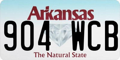AR license plate 904WCB