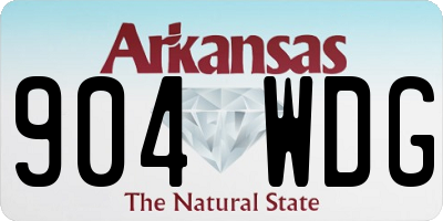 AR license plate 904WDG