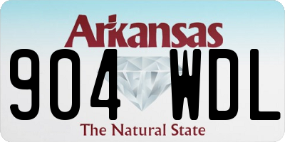 AR license plate 904WDL