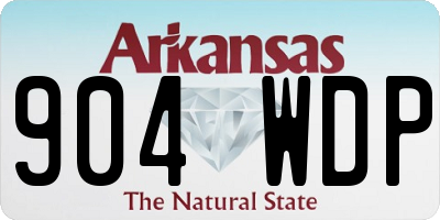 AR license plate 904WDP
