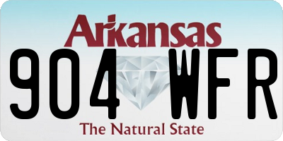AR license plate 904WFR