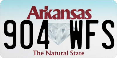 AR license plate 904WFS