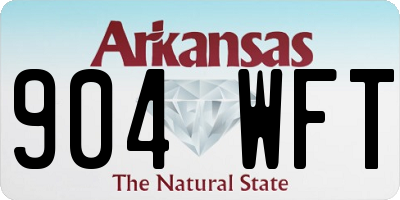 AR license plate 904WFT