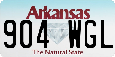 AR license plate 904WGL