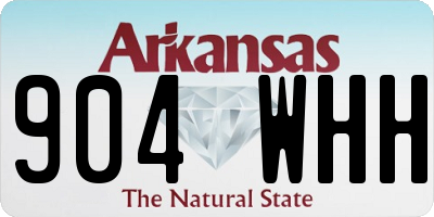 AR license plate 904WHH