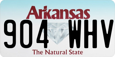 AR license plate 904WHV