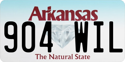 AR license plate 904WIL