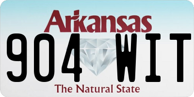 AR license plate 904WIT