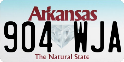 AR license plate 904WJA