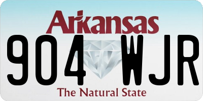 AR license plate 904WJR