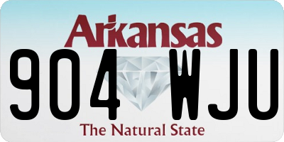 AR license plate 904WJU