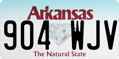 AR license plate 904WJV