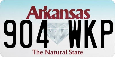 AR license plate 904WKP