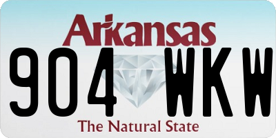 AR license plate 904WKW