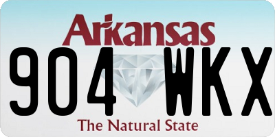 AR license plate 904WKX