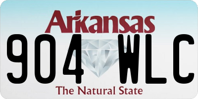 AR license plate 904WLC