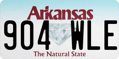 AR license plate 904WLE