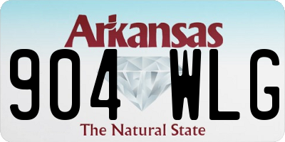 AR license plate 904WLG