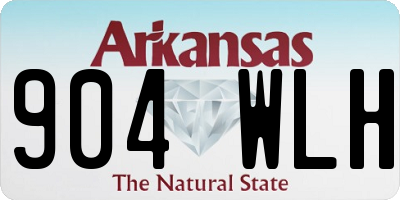 AR license plate 904WLH