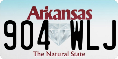 AR license plate 904WLJ