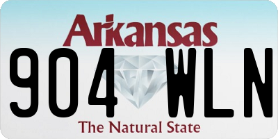 AR license plate 904WLN