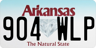 AR license plate 904WLP