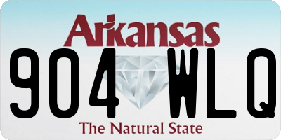 AR license plate 904WLQ