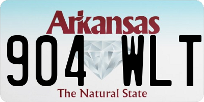 AR license plate 904WLT