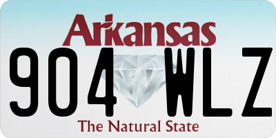 AR license plate 904WLZ