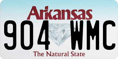 AR license plate 904WMC
