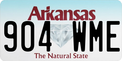 AR license plate 904WME