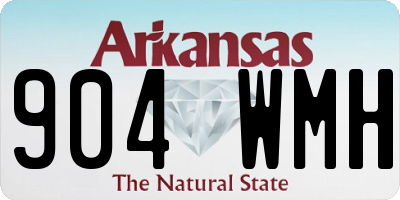 AR license plate 904WMH